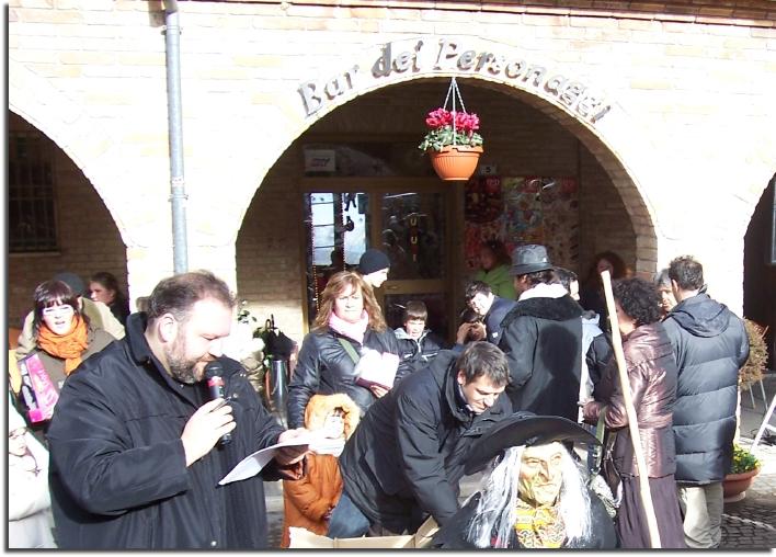  6 January 2008, Bar dei Personaggi, Sant'Angelo, Le Marche, Italy, La Befana